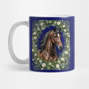 Massachusetts Morgan Horse And Mayflowers Mug